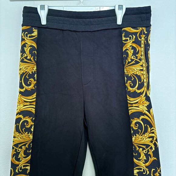 Versace Barocco Logo Sweatpants, Size Medium - Picture 3 of 13